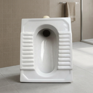 Vistaar Public Use <b>Ceramic</b> Squatting Toilet <b>Pan</b> CT <b>Pan</b> Porcelain WC Commode Bathroom Sanitary Ware Export Quality - Product Image 3