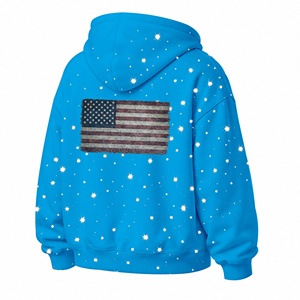 Sweat à capuche oversize de qualité supérieure, tendance, style streetwear, couleur bleu ciel, avec un nouveau design, sweat à capuche en coton - Product Image 2