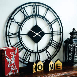 Horloge murale moderne 3D blanche abstraite en forme de nid, horloge murale ronde silencieuse en métal de luxe, design artistique pour le salon, décoration de la maison - Product Image 4