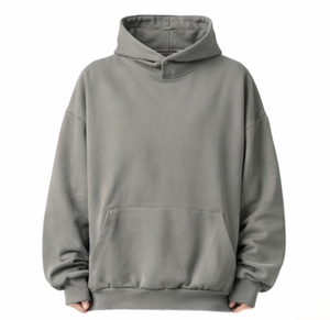 เสื้อฮู้ดดี้และเสื้อสเวตเชิ้ตผู้ชายไซส์ใหญ่พิเศษ ผ้าฝ้าย 100% หนานุ่ม คุณภาพสูง ผ้าเฟรนช์เทอร์รี่ พิมพ์โลโก้ตามสั่ง สำหรับผู้ชาย - Product Image 2