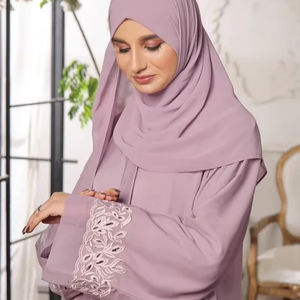 Nouvelle conception 2026, abaya personnalisée en couleur pour femmes, services OEM ODM, robe longue islamique pour femmes, abaya en vente en ligne - Product Image 1