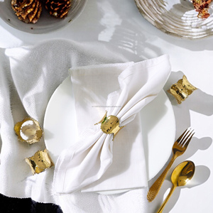 Brass Metal Napkin Ring for <b>Wedding</b> Table Aluminum Napkin Ring <b>Wedding</b> Decorative Tabletop <b>Tissue</b> Holder Round Hot Selling - Product Image 4
