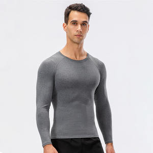 Conjunto Deportivo de Compresión para Hombre, Corte Ajustado, Casual, Sólido, Impermeable, de Secado Rápido, Transpirable, Ropa Deportiva al por Mayor - Product Image 6