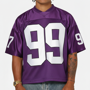 Maillot de football américain personnalisé en gros, original 2026, ensemble d'uniformes de football de haute qualité imprimés par sublimation - Product Image 1