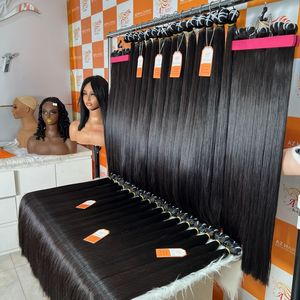 Ready Ship 100% Extensions de cheveux Remy humains Machine droite à os vietnamien Double trame pleine extrémité couleur de cheveux Super naturelle - Product Image 3