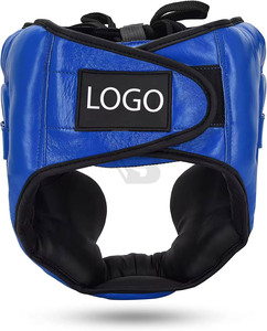 Protège-tête en cuir PU à prix abordable, protection intégrale du visage pour l'entraînement et les combats de MMA - Product Image 4