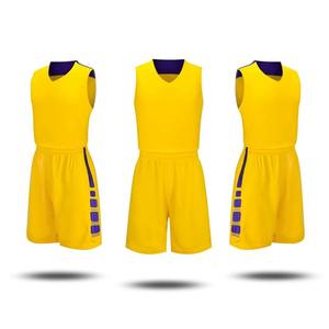 Tenues de basketball pour hommes de haute qualité, conception personnalisée, OEM, maillot respirant en mesh sublimé, coupe ajustée, ensemble en polyester, vente en gros - Product Image 3