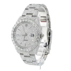 Montre de luxe en quartz et diamants la plus vendue pour hommes, avec grand cadran, idéale pour les réunions d'affaires. Disponible dans le monde entier. - Product Image 5