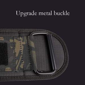 Cinturón de soporte de cintura ajustable de camuflaje para entrenamiento de fuerza y levantamiento de pesas, cierre de gancho y bucle transpirable unisex - Product Image 6