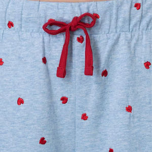 Conjunto de Dos Piezas Casual para Mujer, Talla Grande, Poliéster/Algodón, Reversible, Ropa de Verano, Cómodo, Camiseta y Pantalones Cortos Sólidos, Suaves - Product Image 5