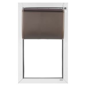 Porta per Animali Domestici Extra Large con Doppi Battenti Magnetici, Telaio in Metallo Robusto e Resistente alle Intemperie per Interni ed Esterni - Categoria Prodotti per Cani - Product Image 1
