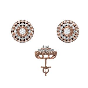 Pendientes de Diamantes de Lujo, Oro Sólido de 14k, con Certificado IGI, Diseño Elegante y Moderno, Regalo para Mujeres y Niñas - Product Image 1