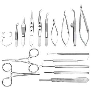 Basic Laparotomy Surgical Instrument Set Stainless Steel Veterinary General Surgery 9-Piece CE Certified <b>Blush</b> Surgical Manual - Product Image 1