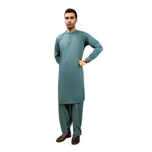 Nouveautés : Salwar Kameez pour hommes, vêtements indiens et pakistanais, coton doux, tenue ethnique modeste pour hommes - Product Image 1