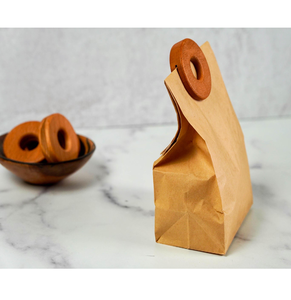 Nouveauté : Pinces à sac en bois faites à la main, artisanat en bois naturel, lot de 6, ustensiles de cuisine, forme beignet, pinces de fermeture - Product Image 6