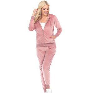 Velvet Unisex Winter Tracksuits Casual Two-Piece Sets Breathable Windproof Long Sleeve Hoodie & Long Pants - Product Image 2