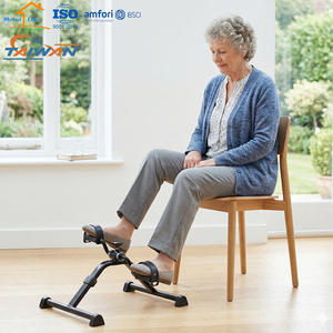 Bicicleta estática de pedales para manos y pies, de 2 velocidades, para uso doméstico bajo el escritorio, fabricada en Taiwán, para fitness y ejercicio. - Product Image 2