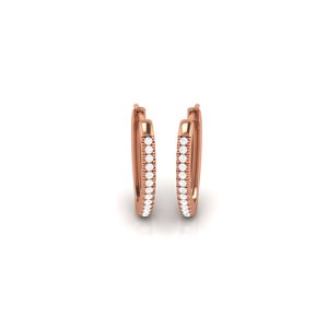Boucles d'oreilles solitaires circulaires en argent pur 925 plaqué or avec zircon, pour femme, design raffiné, cadeau époustouflant, idéal pour galas nocturnes - Product Image 4