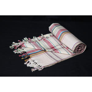 Toallas de Playa Kikoy de Algodón a Rayas Promocionales con Flecos - Estilo Turco Ecológico de Secado Rápido al Mejor Precio - Product Image 3