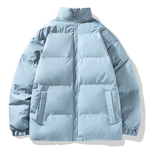 Fabricants de vestes d'hiver matelassées personnalisées OEM, manteau chaud à capuche en duvet pour hommes et femmes, vêtements d'extérieur décontractés, veste d'hiver épaisse - Product Image 3