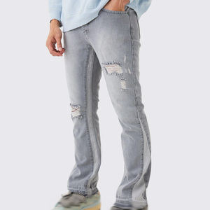 Wholesale ripped jeans acid wash jeans skinny jeans fashion jeans custom logo low moq usa supplier - Product Image 4