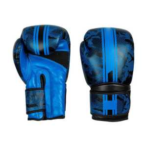 Guantes de Entrenamiento Profesionales de Cuero con Absorción de Humedad y Cierre de Velcro para Boxeo - Product Image 1