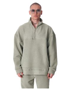 Conjunto Deportivo de Invierno para Hombre con Capucha y Media Cremallera, OEM ODM Personalizado, 100% Algodón, Casual, de Alta Calidad, 2 Piezas - Product Image 6