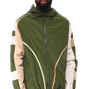 Coupe-vent décontracté pour homme, super qualité, léger, à capuche, en polyester, imperméable, coupe-vent, grande taille, élégant - Product Image 6