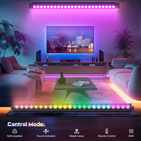 U`King 60W Projecteur mural DMX avec télécommande, 24x3W RGB LED, barre lumineuse pour scène, DJ, mariage, fête