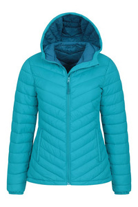Blouson Bomber Hiver Tendance pour Femme, Coupe Droite, à Capuche, Matelassé, Couleurs Personnalisables, Tissu de Haute Qualité, Style Urbain - Product Image 5