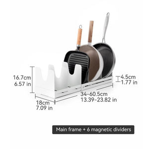 Étagère de rangement murale double niveau multifonction en fer durable pour cuisine, support organisateur en métal robuste, vente en gros directe usine - Product Image 2