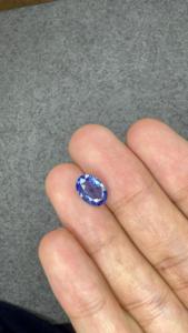 Zafiro Azul Natural de 2.75 Ct, Corte Ovalado, Piedra Preciosa Suelta Certificada, Azul Real, para Joyería Fina al por Mayor - Product Image 4