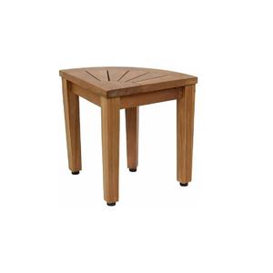 Banc de douche en teck, fabriqué en Indonésie, meuble en bois massif - Product Image 1