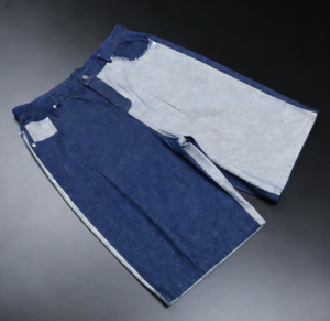 Shorts en jean personnalisés pour hommes – Nouveauté été, style décontracté, séchage rapide, respirant, coupe ample, couleurs et logo personnalisables - Product Image 2