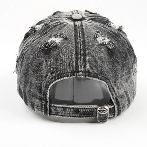 Nueva Gorra de Béisbol de Moda, Estilo Minimalista, Ajustable, de Mezclilla Desgastada, para Viajes y Actividades al Aire Libre - Product Image 4