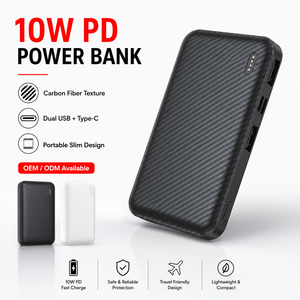 ผู้ผลิตขายส่ง พาวเวอร์แบงค์ขนาดเล็ก 5000mah พกพาสะดวก ชาร์จเร็ว 50000mah แบตเตอรี่ลิเธียม 21700 แบบกำหนดเองขายส่ง 5000 mAh - Product Image 2