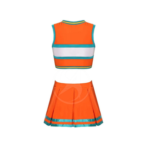 Latest Design Cheerleading Uniform For Women Customized Sublimation Printing Polyester Cheerleading Uniform - Product Image 4