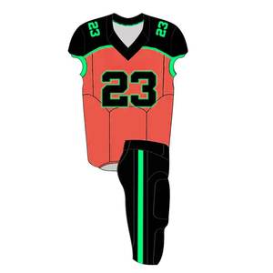 ชุดยูนิฟอร์มอเมริกันฟุตบอลแบบกำหนดเองสำหรับผู้ใหญ่ รุ่นใหม่ ราคาดีที่สุด พร้อมปักโลโก้ แขนสั้น - Product Image 3