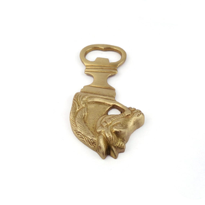 Abridor de Botellas de Latón Antiguo con Cabeza de Caballo, Abridor de Botellas Coleccionable Hecho a Mano, Herramienta de Bar de Latón Vintage, Accesorio Decorativo para Cocina - Product Image 5