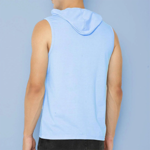 Débardeur côtelé 100 % coton respirant et à séchage rapide, anti-boulochage, écologique, personnalisable avec logo sur le devant, pour homme, idéal pour la gym - Product Image 4
