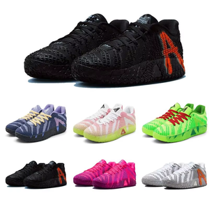 Zapato de lujo diseñado por Bryant. Parte superior de malla, cordones ligeros, antideslizantes y con amortiguación, zapatillas de baloncesto para hombre. - Product Image 3