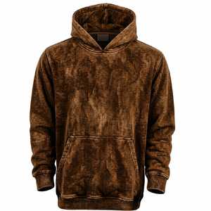 Sweat à capuche en coton unisexe coupe classique pour l'hiver, tissu doux et confortable, style streetwear décontracté, motif à carreaux, poche, anti-plis - Product Image 1