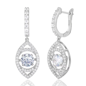 Pendientes de Aro con Moissanita Tallada, Plata de Ley 925, Chapados en Oro, Hechos a Mano, Joyería Fina de Primera Calidad, para Aniversario, Cumpleaños, Boda - Product Image 3