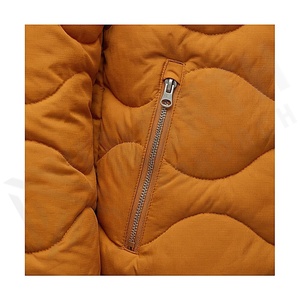 Hooded Quilted Waterproof <b>Bubble</b> Jacket Black Full Sleeve Winter Windproof Cotton Shell Knitted Fabric Polyester Filling Stand - Product Image 5