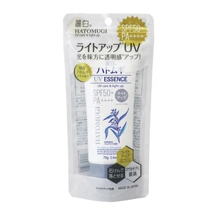 Japan Reihaku Hatomugi Pearl Barley Light UV Essence 70g SPF50 PA++++ <b>Sunscreen</b> Lotion for Face Daily Use Skin Care Products - Product Image 1