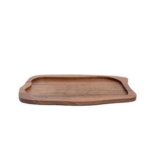 Meilleure vente 100% plateau en bois d'acacia véritable naturel pur plateau de service fabriqué à la main pour mariage et noël qualité attrayante en vente - Product Image 1