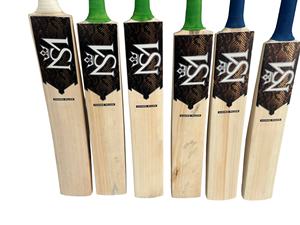 Bate de críquet Mannu Sports Kashmir Willow de la mejor calidad, ligero, moderno, para exteriores, indio, natural, duradero, con mango estándar, para entrenamiento. - Product Image 5