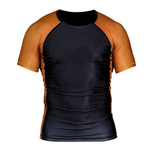 Rashguard de Manga Corta Personalizado para Entrenamiento, Ropa de Lucha Profesional para Hombre, Venta al Por Mayor de Fabricantes - Product Image 5