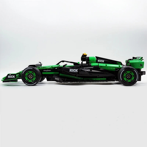 Set de Bloques de Construcción de Coche de Carreras de Fórmula 1 Sauber F1 Team C44 a Escala 1:8, 40 Piezas, Modelo de Juguete Electrónico para Niños C64010 - Product Image 2