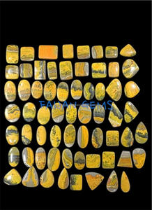 Cabujón de piedras preciosas sueltas de jaspe de abejorro Natural, todos los tamaños, cristal pulido certificado, sin tratamientos para la fabricación de colgantes de joyería - Product Image 2